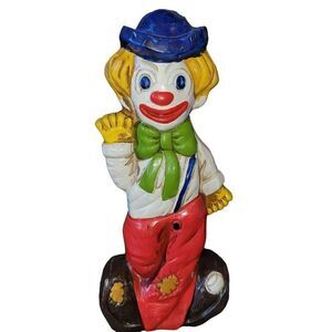 Vintage "HAPPY & SAD" Clown Money Bank Room Accents